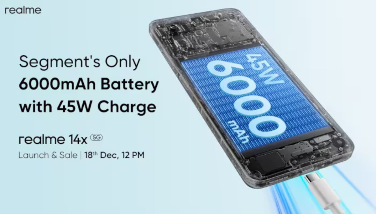 Realme 14x 5g Battery